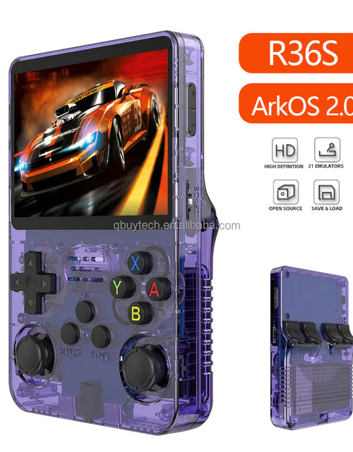 Load image into Gallery viewer, R36S Portable Handheld Retro Arcade Joystick All-in-One Open-Source Gaming Console
