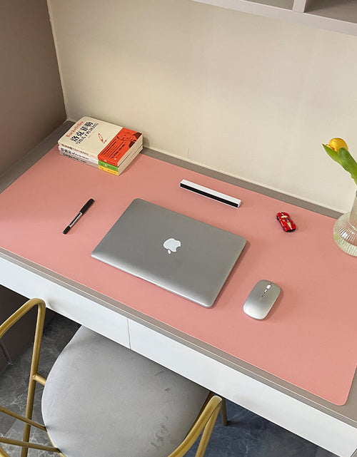 Load image into Gallery viewer, 1 Pcs Large Size 60*30mm Office Desk Protector Mat PU Leather Waterproof Mouse Pad Desktop Keyboard Desk Pad Gaming Mousepad
