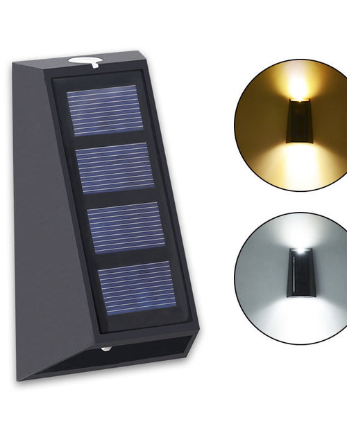 Load image into Gallery viewer, Solar Wall Light Up and Down Lighting Light Solar Outdoor Wall Washing Light Fence Light Solar Garden Light
