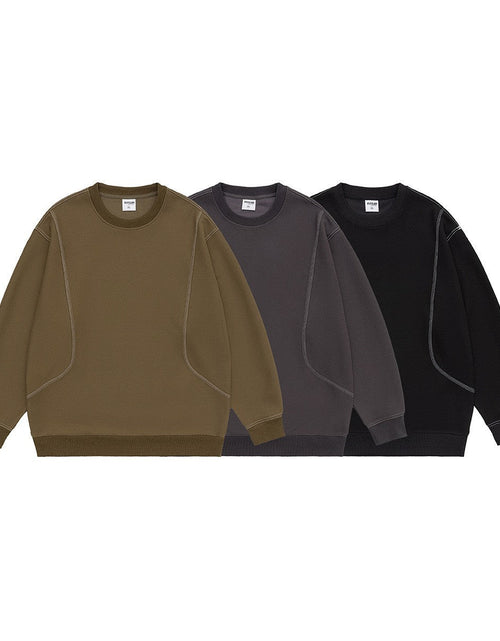 Load image into Gallery viewer, Hoodie Men's Round Neck Sweatshirt Loose Oversized  Men's Outerwear
