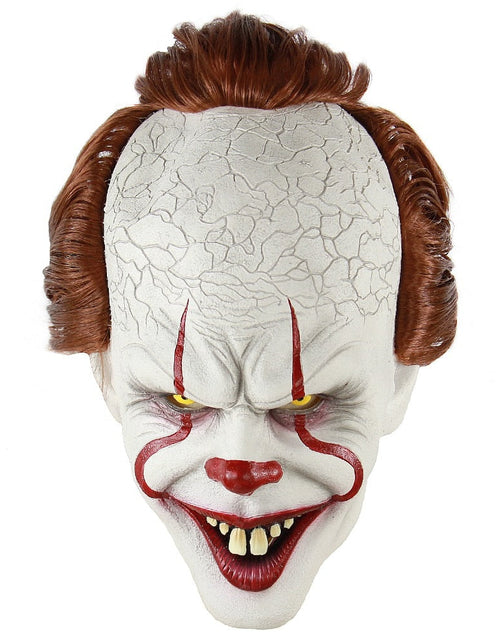 Load image into Gallery viewer, Stephen King's It Mask Pennywise Horror Clown Joker Mask Clown Mask Halloween Cosplay Costume Props
