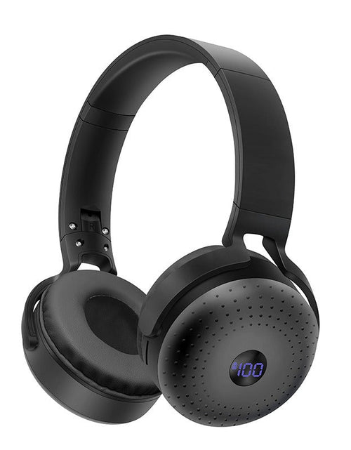 Load image into Gallery viewer, Head mounted Bluetooth earphones with Type-C interface foldable SIM card portable power bank wireless headset

