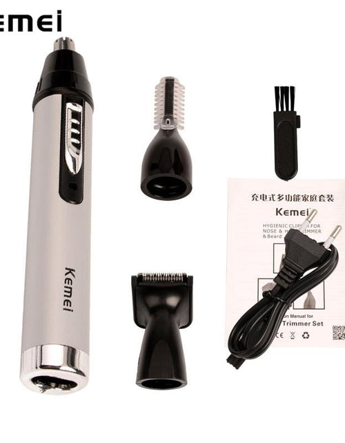 Load image into Gallery viewer, Kemei Fast shaving Men Electric Nose Ear Hair Trimmer Painless Women trimming sideburns eyebrows Beard hair clipper cut Shaver46
