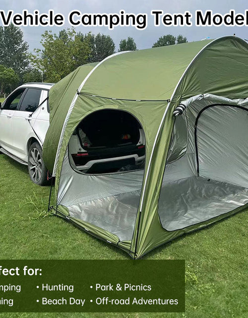 Load image into Gallery viewer, Outdoor car - trunk rear tent with canopy, sun - resistant camping equipment
