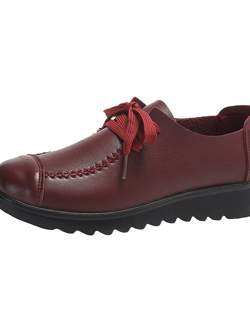 Load image into Gallery viewer, Women’s Black Flat Work Shoes – Soft Sole Anti-Slip Flats
