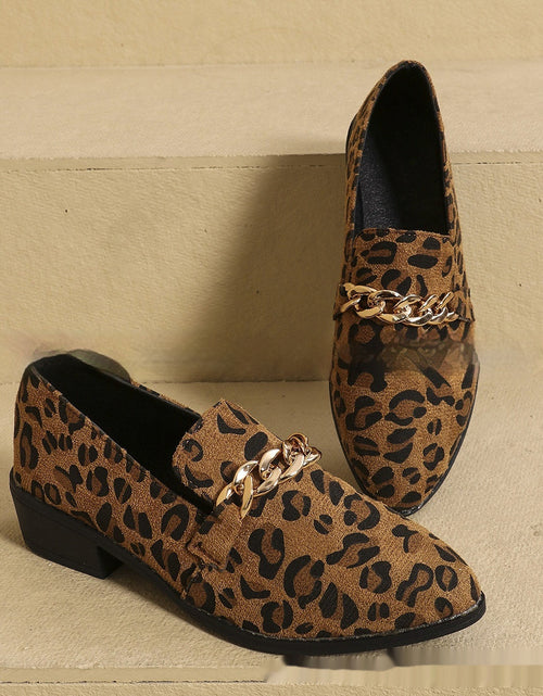 Load image into Gallery viewer, Women’s Leopard Print Pumps
