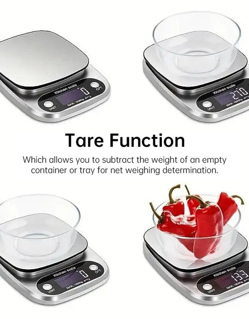 Load image into Gallery viewer, High-Precision Kitchen Scale: 10kg (for Food Baking/Jewelry), LCD, Multi-Function
