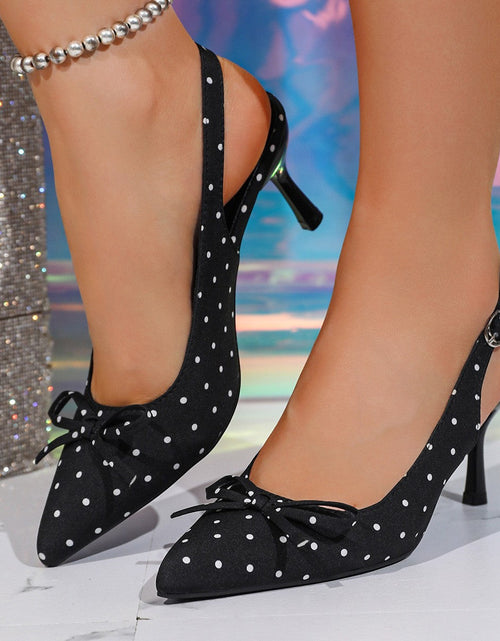 Load image into Gallery viewer, Women's Korean-Style Pointed-Toe Stiletto Backless Sandals
