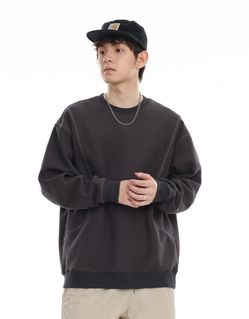 Load image into Gallery viewer, Hoodie Men's Round Neck Sweatshirt Loose Oversized  Men's Outerwear
