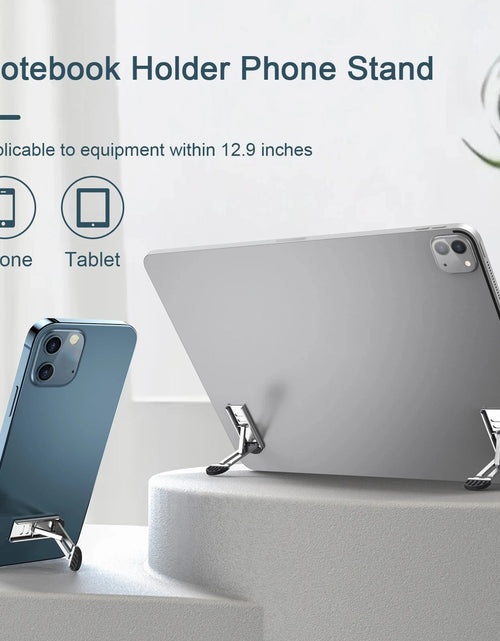 Load image into Gallery viewer, Laptop and tablet support suspended elevated ultra-thin folding lifting and cooling bracket
