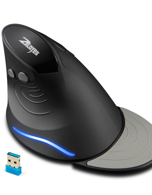 Load image into Gallery viewer, Master F17 Vertical Mouse Ergonomic Worm Anti Mouse Hand Laptop Desktop Wireless Mouse
