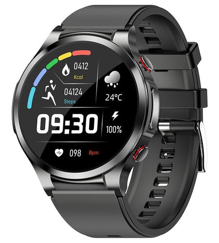 Blood glucose measurement electrocardiogram blood pressure heart rate body temperature exercise communication smart watch