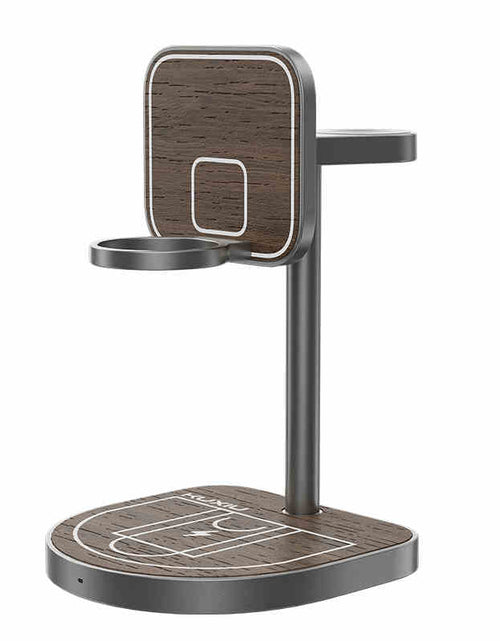 Load image into Gallery viewer, KUXIU X85 3-in-1 Basketball Magnetic Wireless Charger Compatible with Apple Family Bucket, Giving Boyfriend a Good Item
