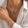 03White K Necklace+Bracele5592