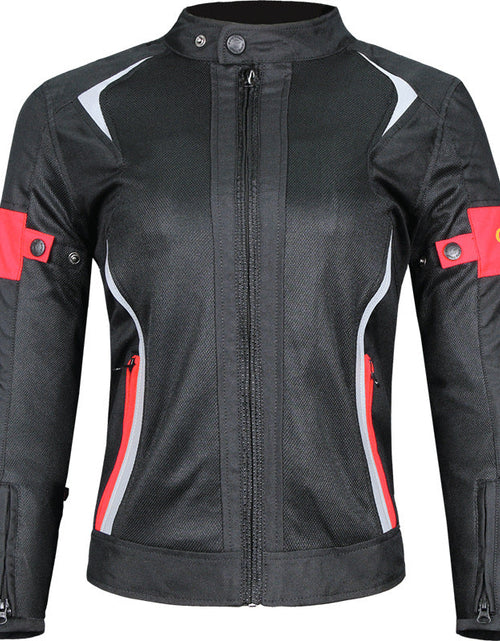Load image into Gallery viewer, Motorcycle riding coat for women waterproof motorcycle coat slim fit and anti fall racing coat
