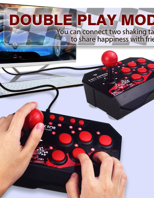 Load image into Gallery viewer, Suitable for Switch/PC/PS3/Android game controllers rocking tables classic wired fighting joysticks for two person arcade games
