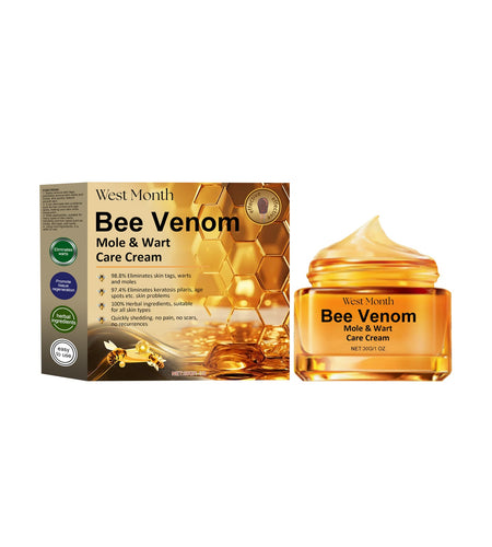 West&Month Bee Venom Keyu Mole Care Cream, Moisturizes And Smoothes The Skin, Lightening The Skin Flesh Granules And Body Care