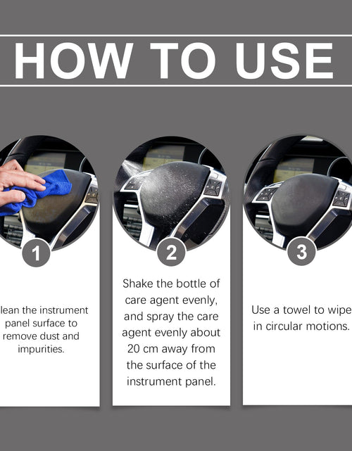 Load image into Gallery viewer, Rayhong Instrument Panel Leather Polishing Agent, Dust Cleaning Decontamination Zero Dust Adsorption Curing And Refurbishing Agent
