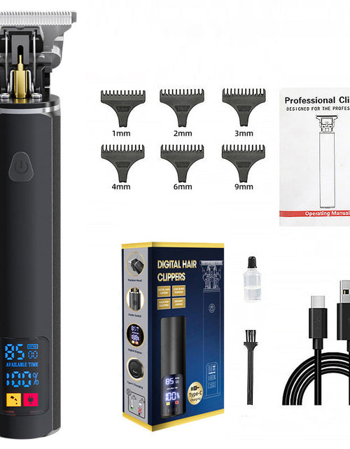 Load image into Gallery viewer, Hair clipper hair clipper electric hair clipper oil cutting head carving bald head, hair clipper
