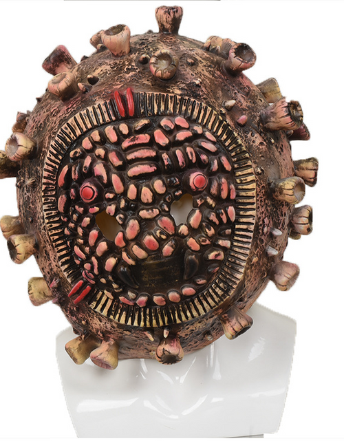 Load image into Gallery viewer, 34*32cm Virus Mask Scary Props Halloween Party Props Adult Horror Ghost Helmet Latex Mask Fancy Ball Halloween Masks Carnival
