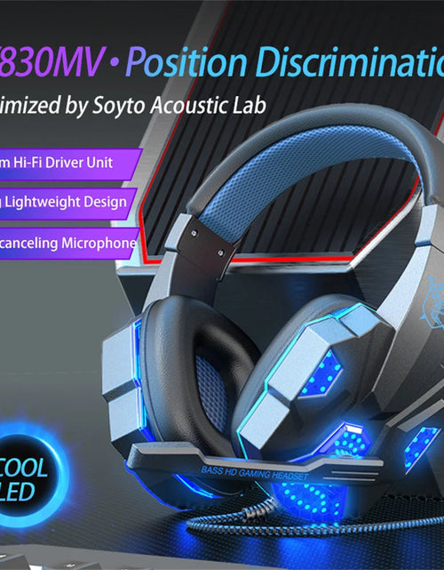 Load image into Gallery viewer, Earphones for wired laptops, dedicated earphones for gaming and esports, comfortable to wear, and head mounted gaming headphones
