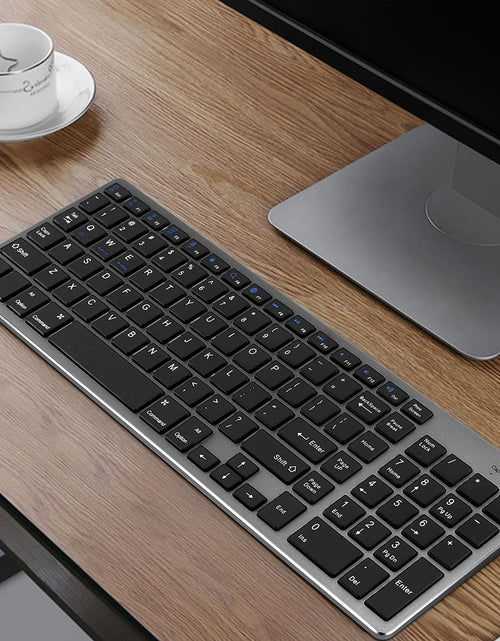 Load image into Gallery viewer, Suitable for iPad tablet Miaokong keyboard mobile phone wireless charging Bluetooth keyboard
