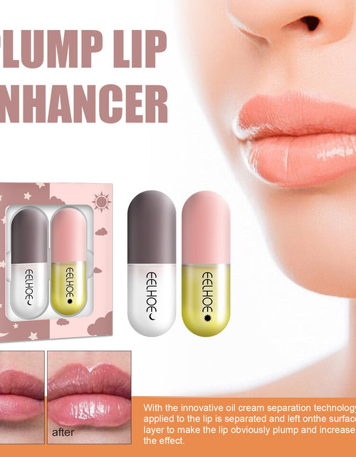 Load image into Gallery viewer, Day And Night Lip Moisturizing Capsule, Hydrates Increases Lip Elasticity And Volumizes Lip Duller Lip Plump Lip Liquid
