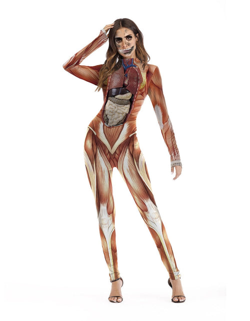 Load image into Gallery viewer, Halloween costume festival event party costume COS long sleeve jumpsuit
