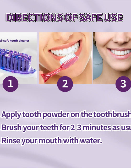 Load image into Gallery viewer, Oralhoe Repair Dental Tooth Powder, Whitening Tooth Powder Remove Yellow Mint Fresh Remove Residue To Clean Tooth Stains

