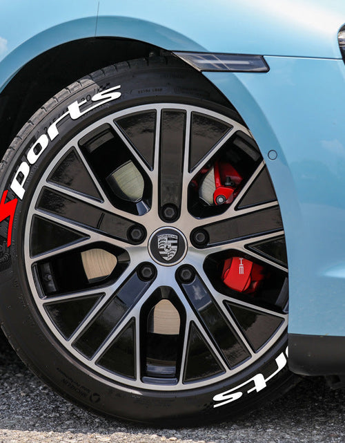 Load image into Gallery viewer, SPORTS series car tire letter sticker DIY sticker personalized modification sticker 3D three-dimensional all-in-ode tire sticker
