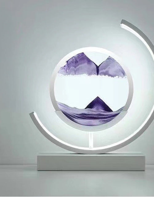 Load image into Gallery viewer, LED Flowing Sand Painting Lamp: Night Light for Home (Gift Option)
