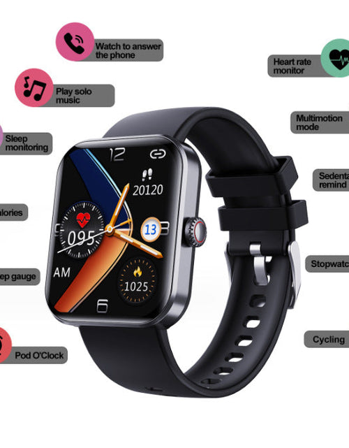 Load image into Gallery viewer, F57L sports wristband heart rate blood pressure monitoring body temperature information push Bluetooth smart watch
