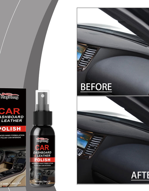 Load image into Gallery viewer, Rayhong Instrument Panel Leather Polishing Agent, Dust Cleaning Decontamination Zero Dust Adsorption Curing And Refurbishing Agent
