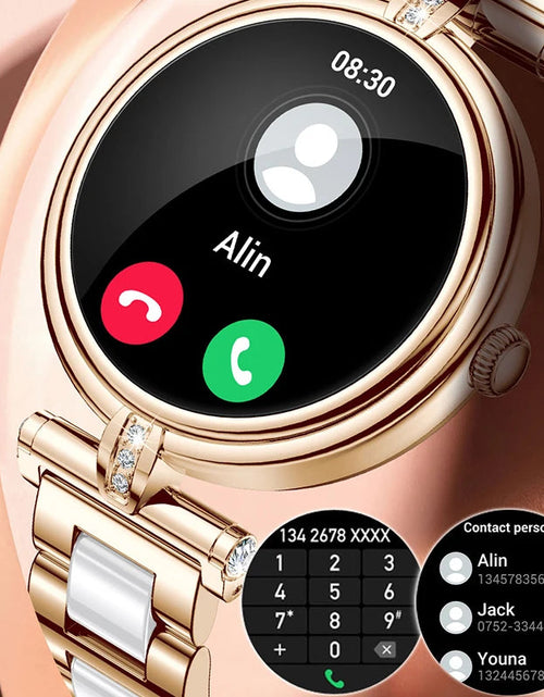 Load image into Gallery viewer, AK62 Smart Watch Women 1.09 Inch HD Screen Custom Watch Face Sports Fitness Tracker Bluetooth Call Lady Smartwatch 2024

