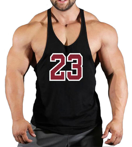 Sportswear vest men's round neck men's cotton vest loose shoulder sleeveless basketball suit