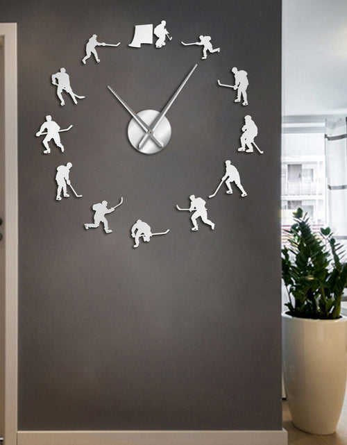 Load image into Gallery viewer, Frameless DIY Wall Clock 3D Mirror Wall Sticker

