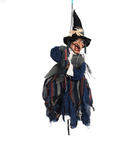Electric Horror Toys Hanging  Halloween Eyes Glowing Screaming Witch Pendant Ghost