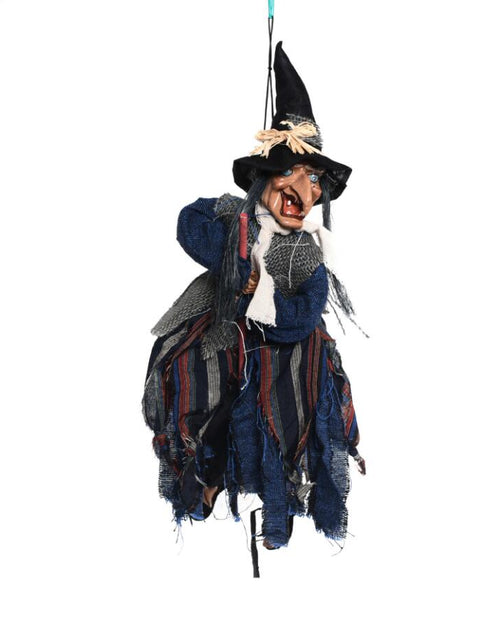 Load image into Gallery viewer, Electric Horror Toys Hanging  Halloween Eyes Glowing Screaming Witch Pendant Ghost
