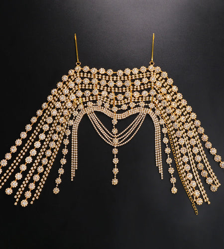 Changliu Su Hair Chain European and American Bohemian Water Diamond Forehead Chain Full of Diamond Headwear Hair chai