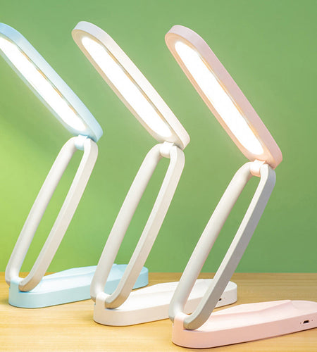 Folding USB Rechargeable Eye Protection Desk Lamp Led Study Touch Student Children Desk Reading Bedside Lamp