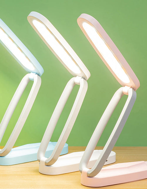 Load image into Gallery viewer, Folding USB Rechargeable Eye Protection Desk Lamp Led Study Touch Student Children Desk Reading Bedside Lamp
