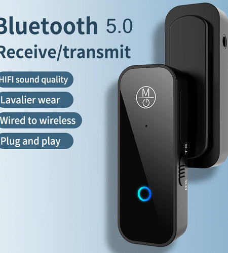 Adaptación de audio b28 bluetooth en dos en uno actualización del receptor de audio Bluetooth para vehículos de 3,5 mm