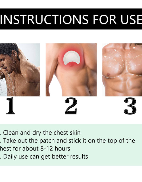 Load image into Gallery viewer, Men's Chest Fat Burner Patch, Chest Firming And Anti-sagging Chest Massage And Care Patch
