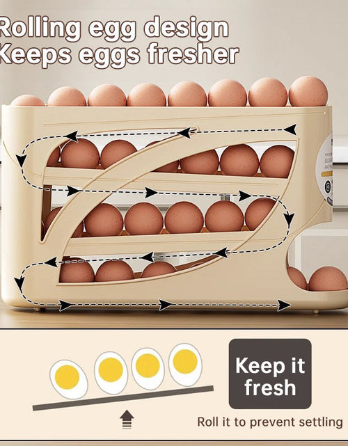 Load image into Gallery viewer, Slide-Roll Egg Box (Fridge Side Door Special Fresh-Keeping)

