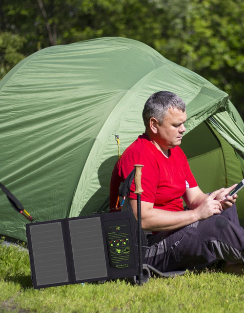 Load image into Gallery viewer, Solar Panel 10W 5V Solar Charger Portable Solar Battery Chargers Charging for Phone for Hiking etc. Outdoors.
