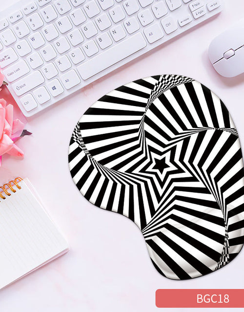 Load image into Gallery viewer, Silicone wrist mouse pad female comfortable computer soft non-slip hand rest pad thick non-slip wrist rest cute game pad
