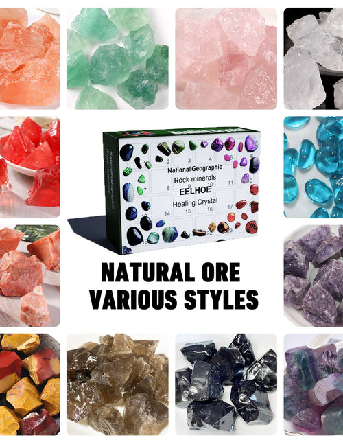 Load image into Gallery viewer, 24 Grid Ore Blind Box, Green Christmas Surprise Guess Small Gift Blind Box
