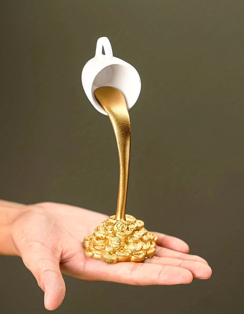 Load image into Gallery viewer, Decorative ornament floating coffee cup resin ornament home ornament floating coffee cup ornament
