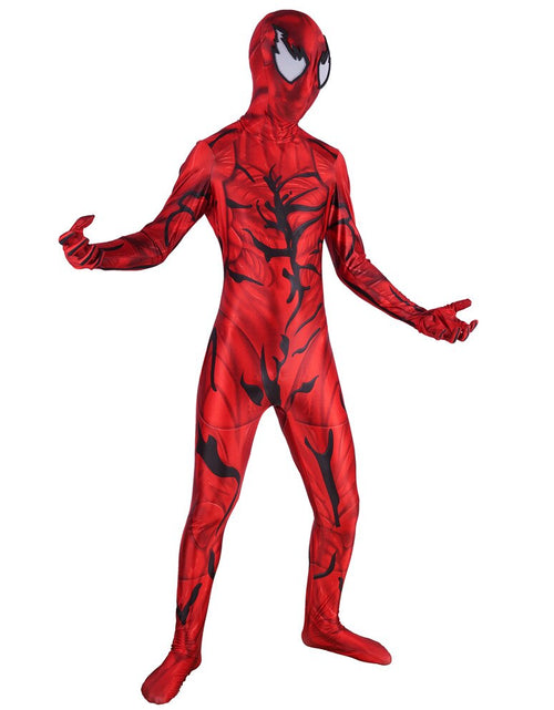 Load image into Gallery viewer, Unisex Adult Kids Carnage Cletus Kasady Super Villain Cosplay Costume Zentai Bodysuit Suit Jumpsuits Halloween
