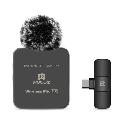 Load image into Gallery viewer, Wireless lavalier microphone mobile phone outdoor live recording noise reduction 1-to-2 wireless microphone
